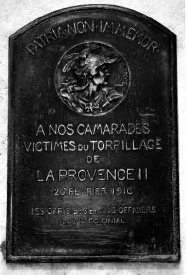 Plaque ProvenceII victimes