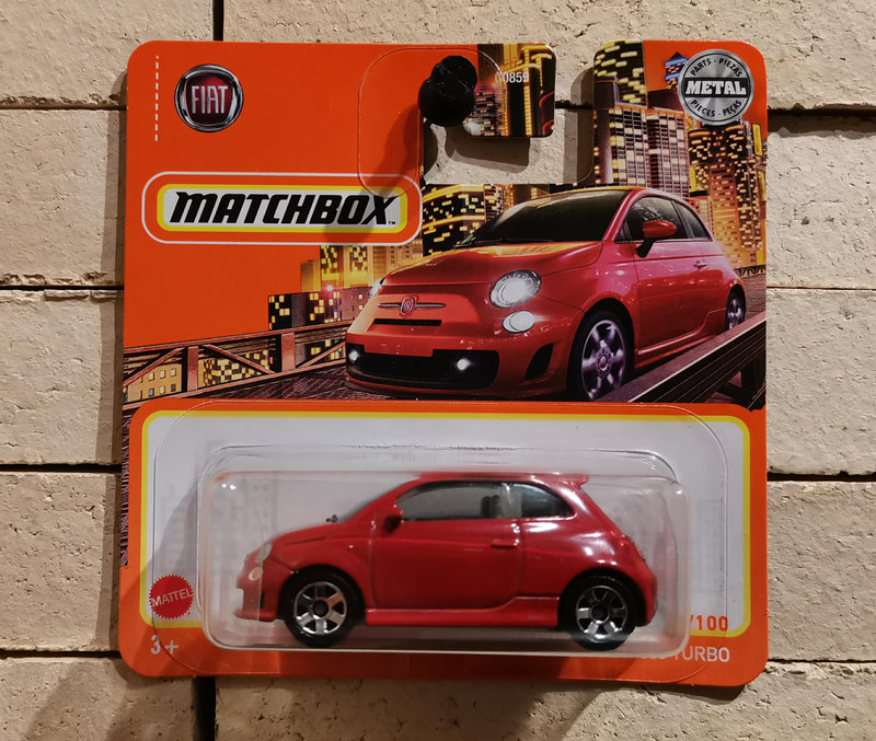 Fiat 500 Turbo de 2019 (Matchbox)