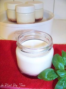 Yaourt fraise-basilic Yaourt fraise-basilic