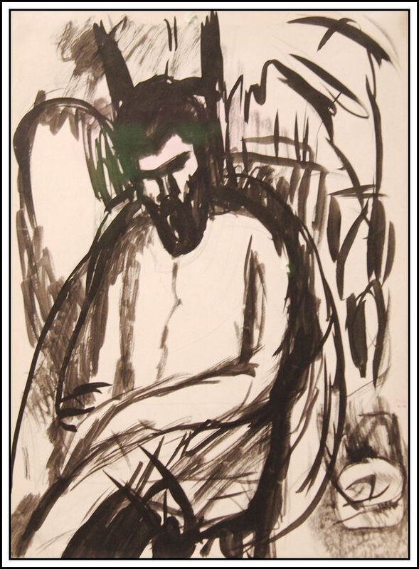 Amédéo Modigliani - portrait de Brancusi - 1909