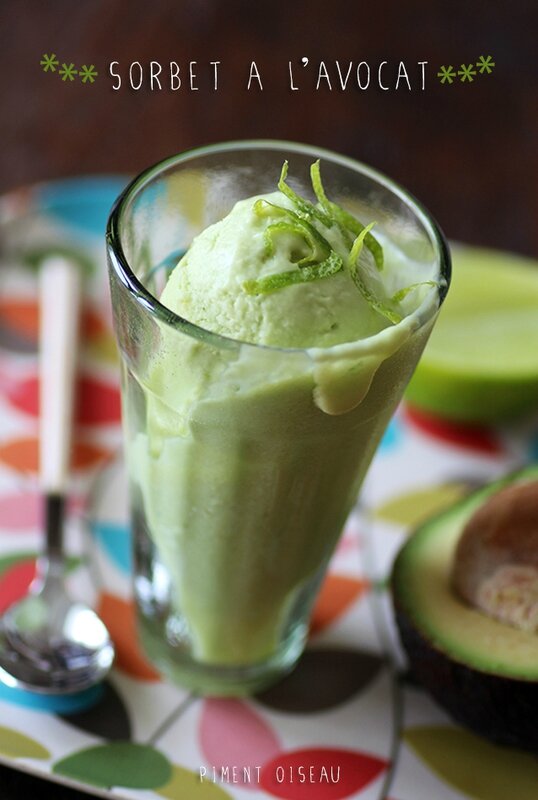 sorbet avocat