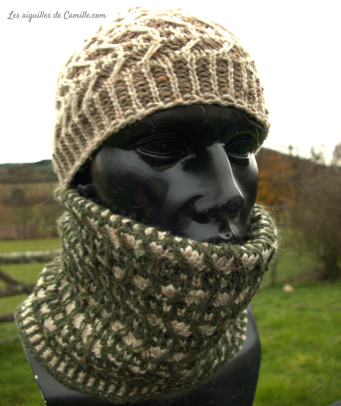 ensemble scale bonnet et col 3