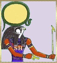 Ré ou Ra dieu du soleil Egypte