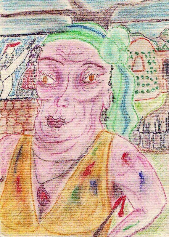 Esmeralda de Paris coule une paisible vieillesse créative dans les Pituises