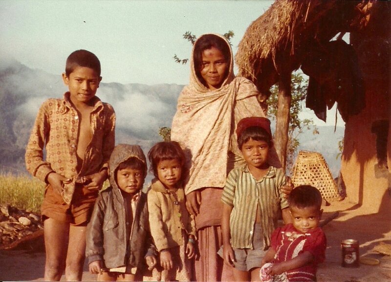 Famille Népalaise 1978