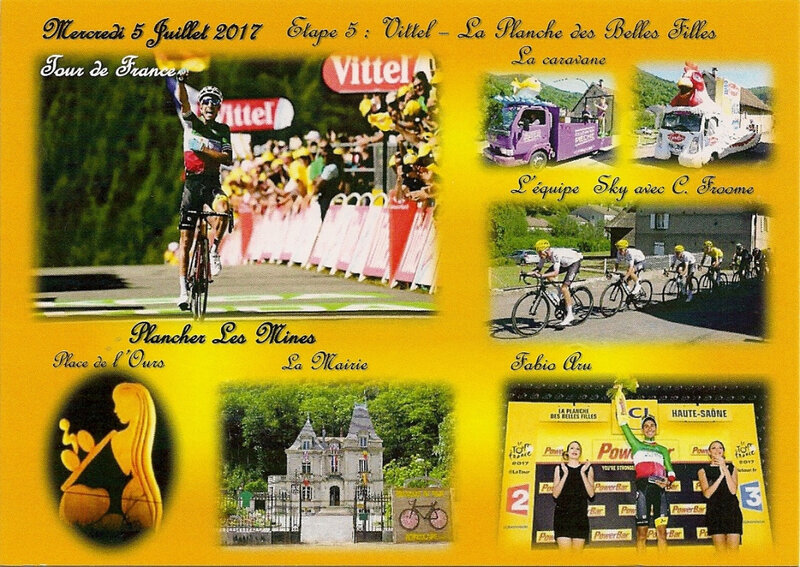CPM PLM Planche Belles Filles Tour France 2017 BG38