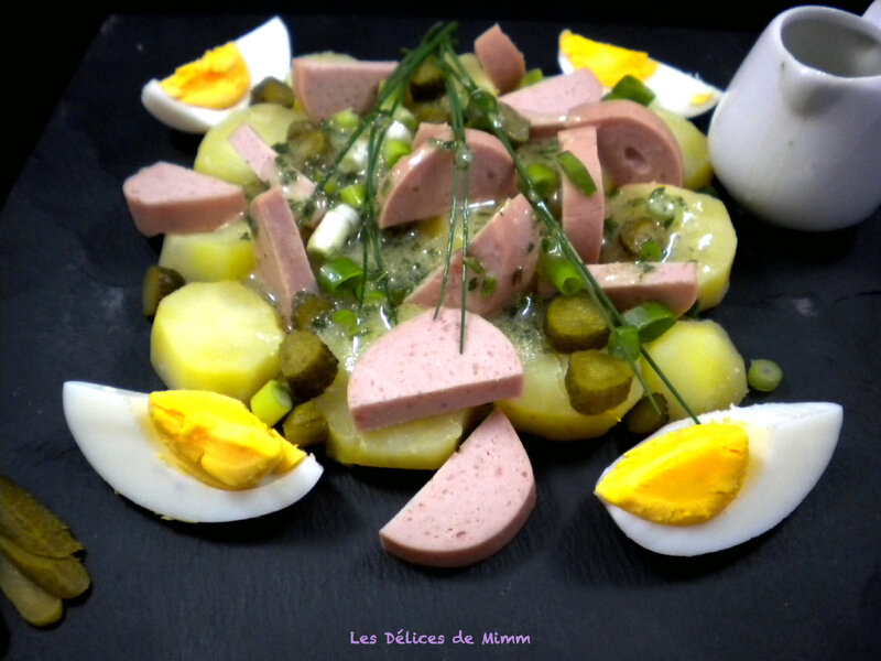 Salade de cervelas et pommes de terre 2