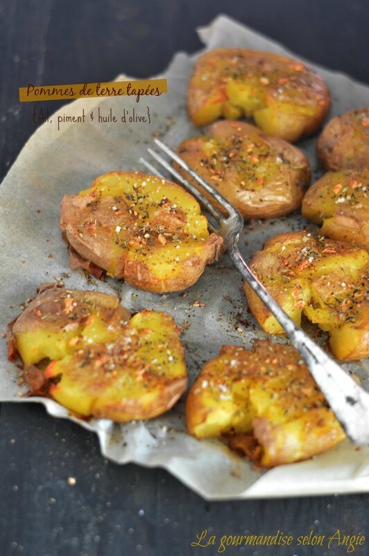 pommes de terre tapées ail piment 1