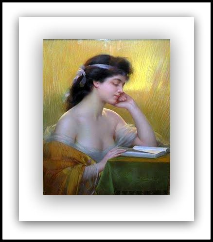 16 Delphin Enjolras, Portrait of an Elegant Lady Reading