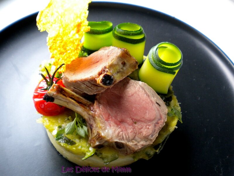 Couronne d’agneau et parmentier de courgettes (#agneausibon) 4