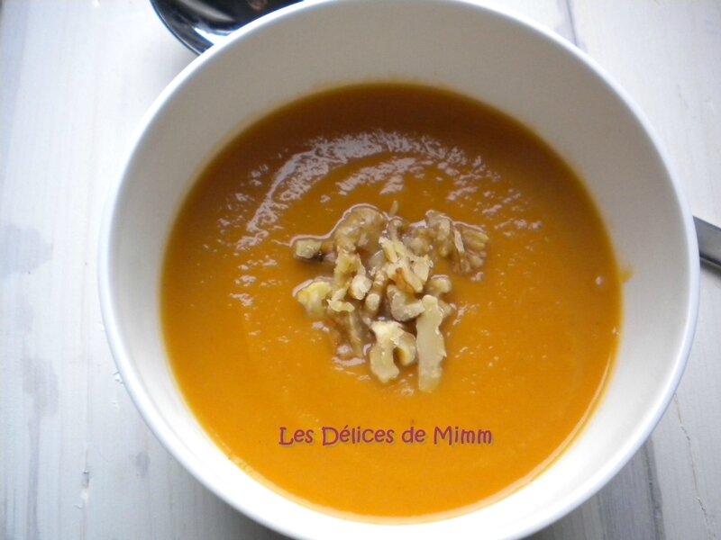 Velouté de patates douces aux noix 5