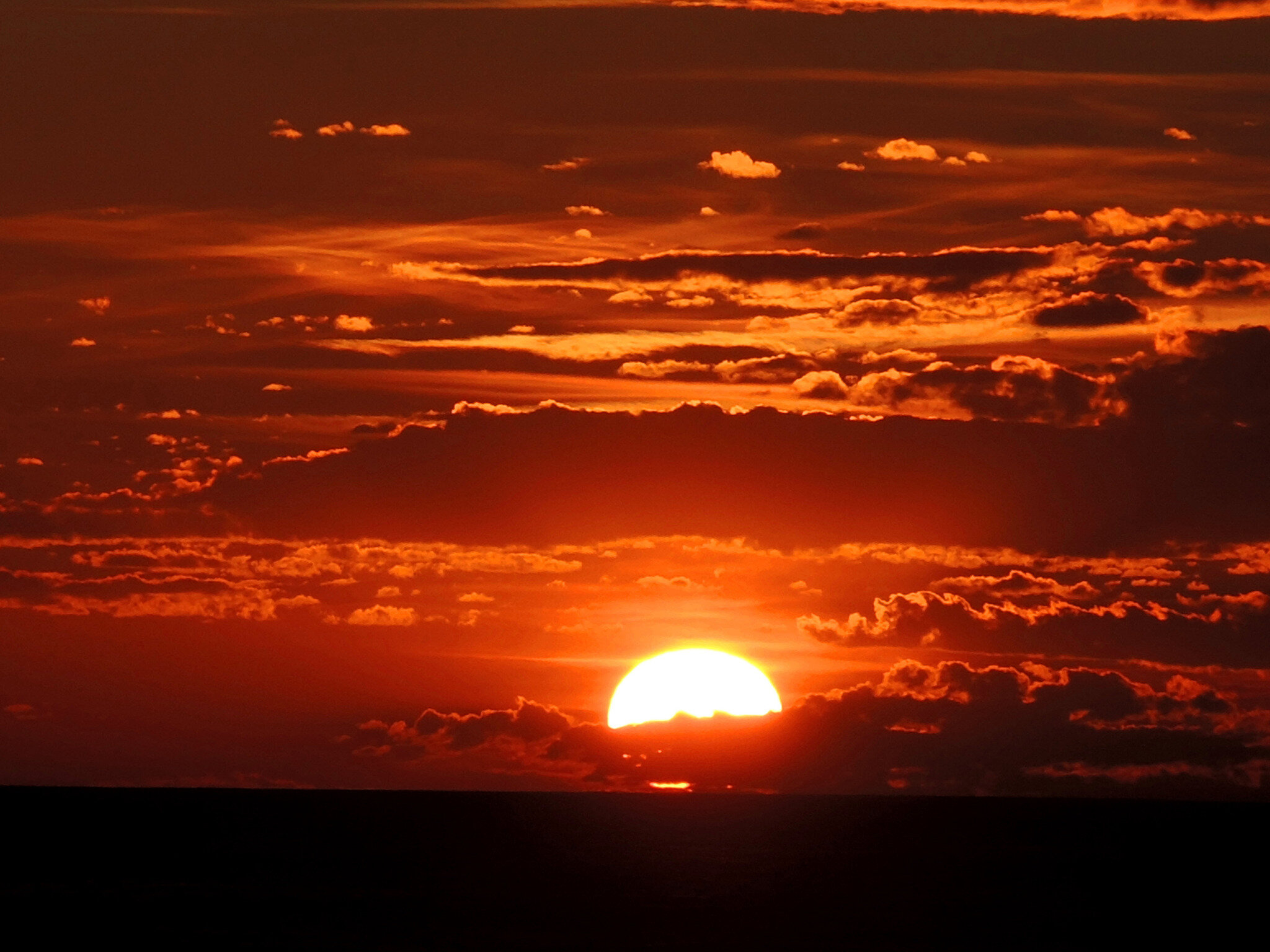 Labenne-Océan, coucher de soleil, septembre, phase L