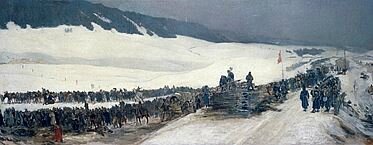 Castres, entrée de l'armée de Bourbaki aux Verrières