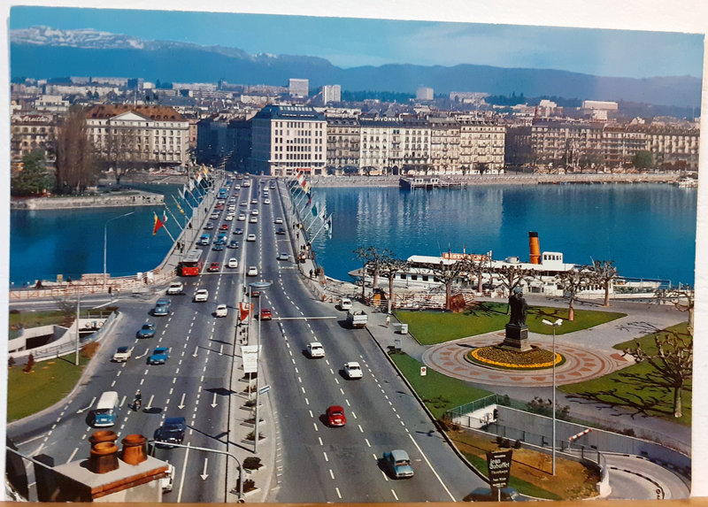 Genève - pont du Mont Blanc 4114 vierge
