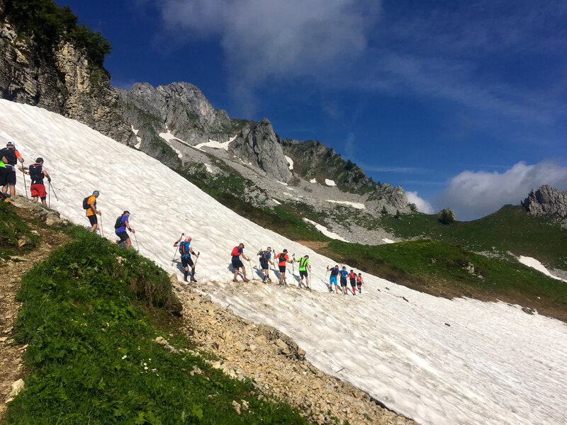 Petit passage sur les névés