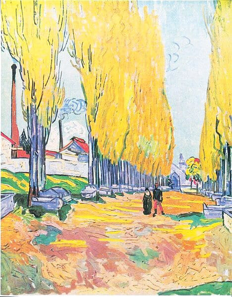 Van Gogh, les Alyscamps en automne