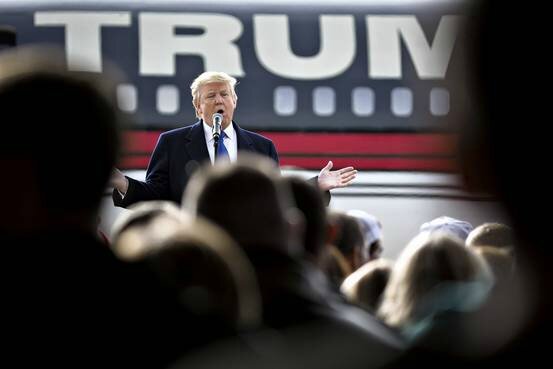 Trump stumping in iowa 2016