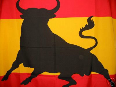 drapeau espagne toro