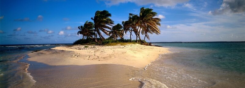 îlot perdu dans les Antilles