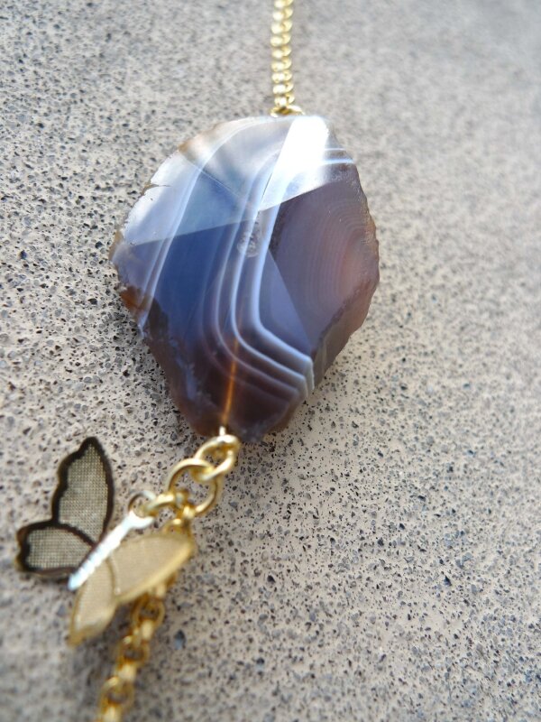 SAUTOIR CORNALINE & AGATE 99€