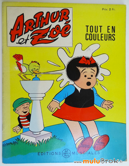Livre-ARTHUR-ET-ZOE-1964-muluBrok-Vintage-1