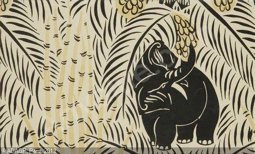 dufy-raoul-1877-1953-france-tissu-aux-elephants-3661522