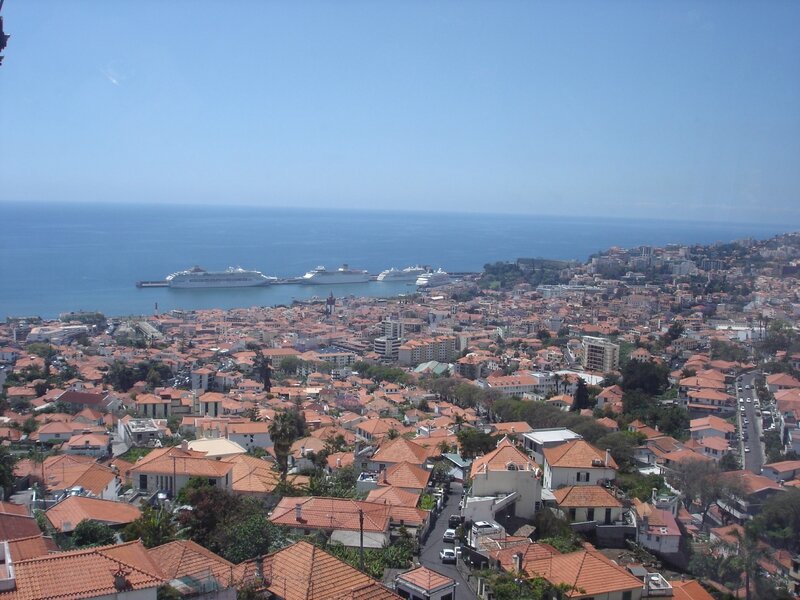 159 - Funchal vue du téléphérique