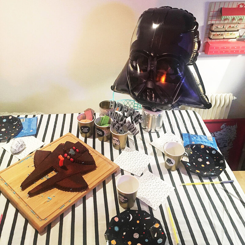 gateau-vaisseau-table-star-wars-cake-birthday-ma-rue-bric-a-brac