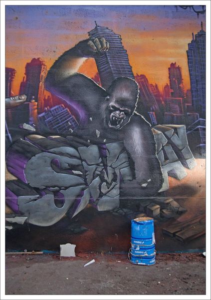 fresque singes Sway Castel 100313 detail