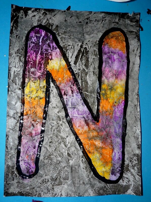 Lettres façon BATIK (75)