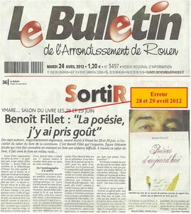 Bulletin du 24 04 2012