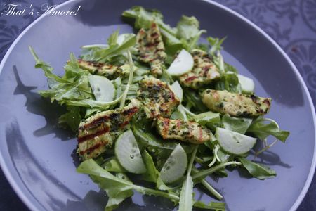 Salade poulet-green masala 2