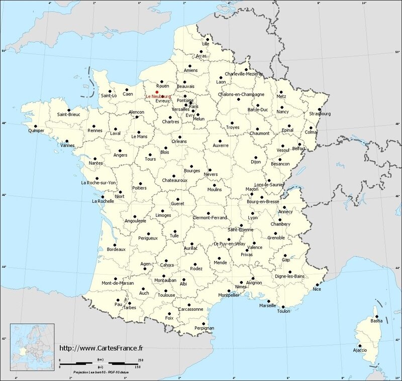 carte-administrative-lambert-departements-Le%20Neubourg