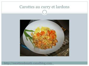 carottes curry