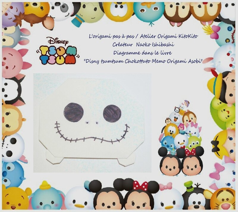 Atelier Origami KitoKito disny tsumtsum Jack Skellington