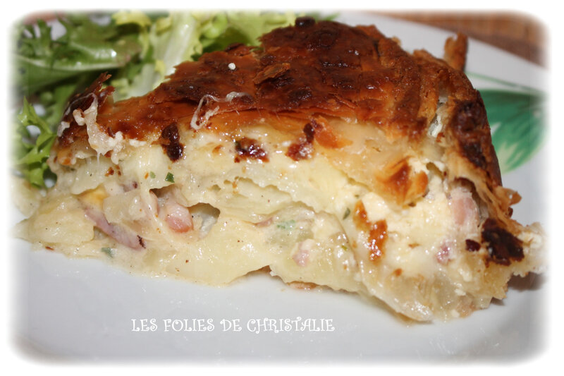 Tourte lardons pommes de terre 11