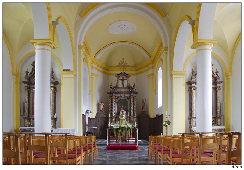 la jolie petite église de Falaën