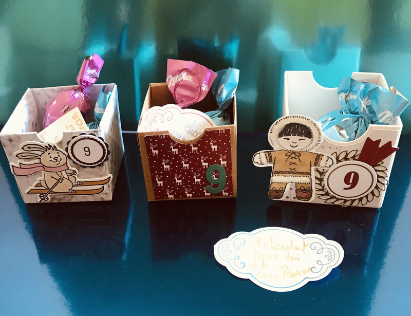 case 9 un chocolat pour toi et un pour Maman