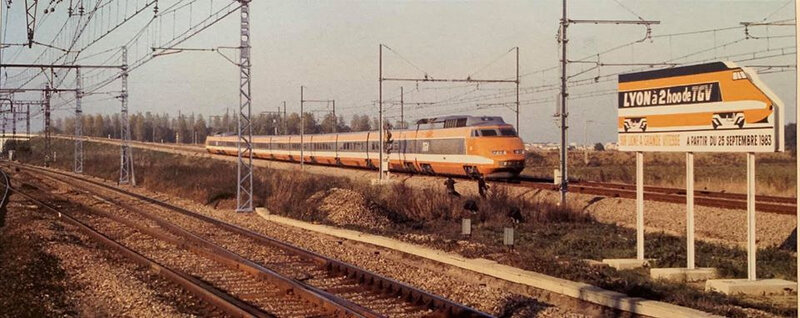 TGV - Lieusaint - Octobre 1983 (c) Marc Carémant