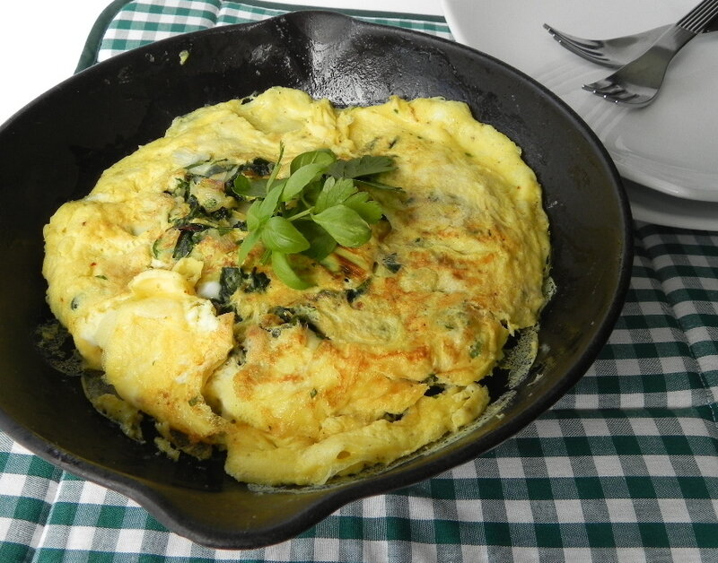 FRITTATA_POIREAUX_HERBES_EPINARDS