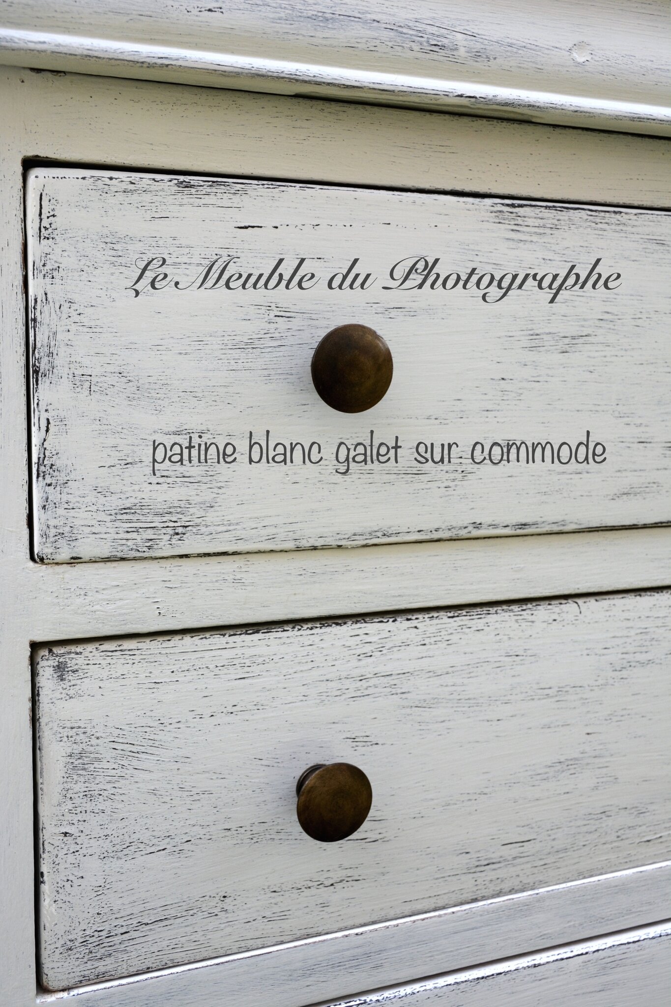 patine à l'anciennce blanc