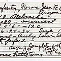 2/08/1945 Inscription à <b>Blue</b> <b>Book</b>