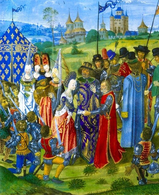 mariage Chaterine de Valois et Henri V en 1520