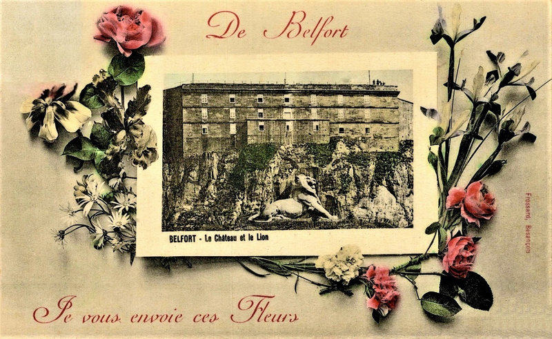 CPA Belfort Je vous envoie des fleurs XX
