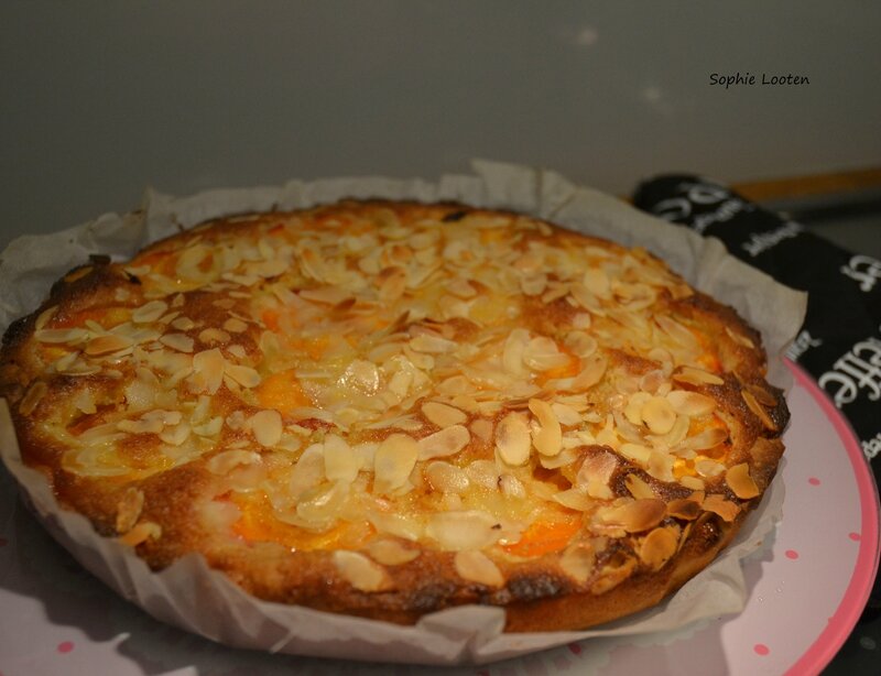 Tarte amandine abricots2