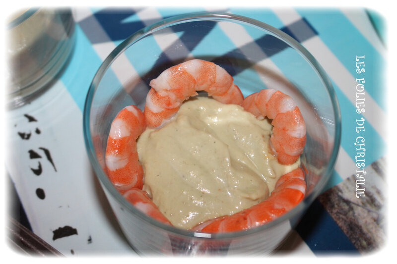 Verrine avocat crevettes 3