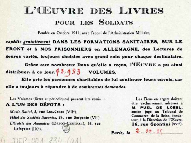 Oeuvre des livres