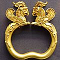 <b>Sumerian</b> Artifact. A gold bangle possibly worn by a royal princess