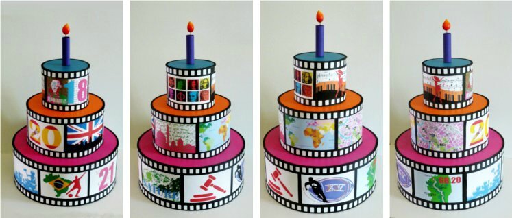 Gâteau d'anniversaire, 18, 20, 21 ANS