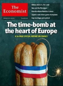 The Economist cover FranCE time bom of europe